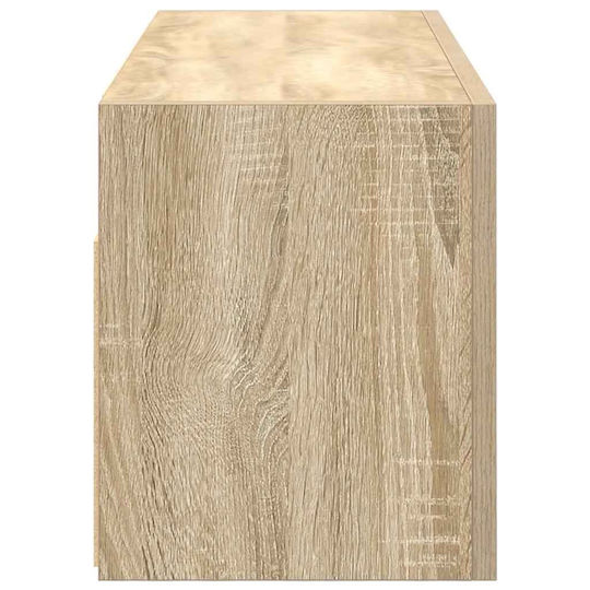 vidaXL Badezimmerschrank B80xT25xH30cm Sonoma