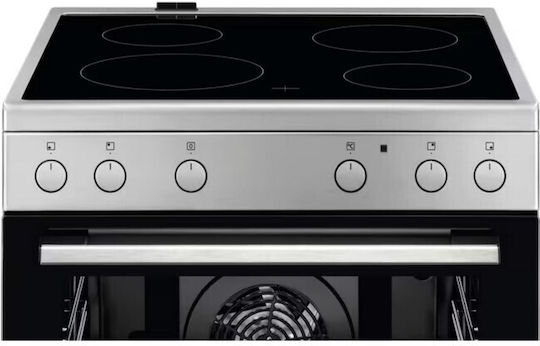 Electrolux Κουζίνα 73lt με Κεραμικές Εστίες Π59.6εκ. Inox