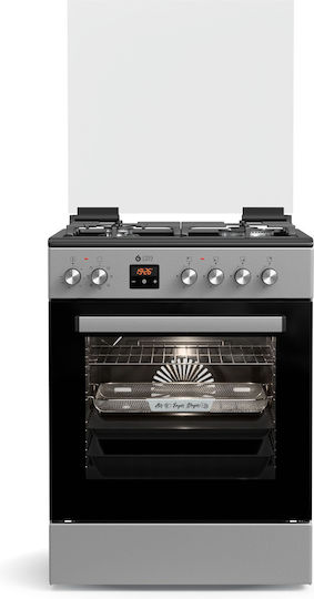 Thermogatz TGS 3980 IX Готварска печка 80лт с котлони на природен газ Ш60см. Inox