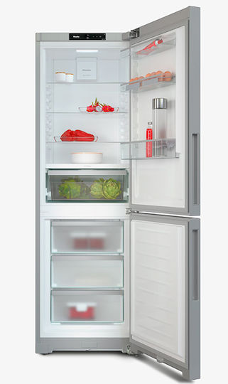 Miele Combină frigorifică 321lt NoFrost Î185.5xL59.7xA67.5cm. Inox KFN 4377 CD 125 Edition