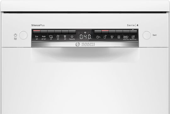 Bosch Freestanding Dishwasher with Wi-Fi for 10 Place Settings W45xH84.5cm White