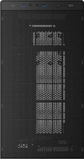 Aerocool Stormfront Gaming Mini Tower Κουτί Υπολογιστή με Πλαϊνό Παράθυρο Μαύρο