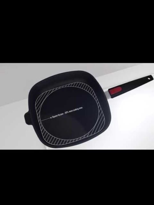 Woll Titanium Nowo Βαθιά Κατσαρόλα από Αλουμίνιο 6lt / 28cm