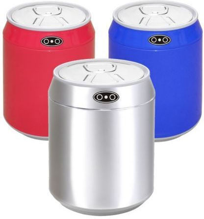 Ecosales Trendy Mini Κάδος Απορριμμάτων από Ανοξείδωτο Ατσάλι με Φωτοκύτταρο 1.5lt