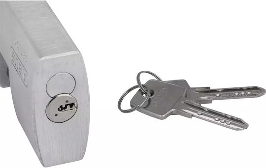 Abus Titalium Aluminum Padlock Monoblock with Key 12mm Gray 1pcs