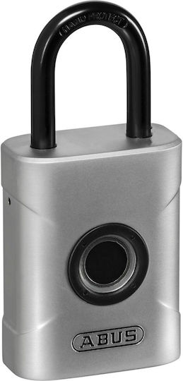 Abus Steel Padlock Brass With Fingerprint 50mm Silver 1pcs