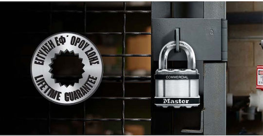 Master Lock Ορειχάλκινο Λουκέτο Πέταλο με Κλειδί 20mm Κίτρινο
