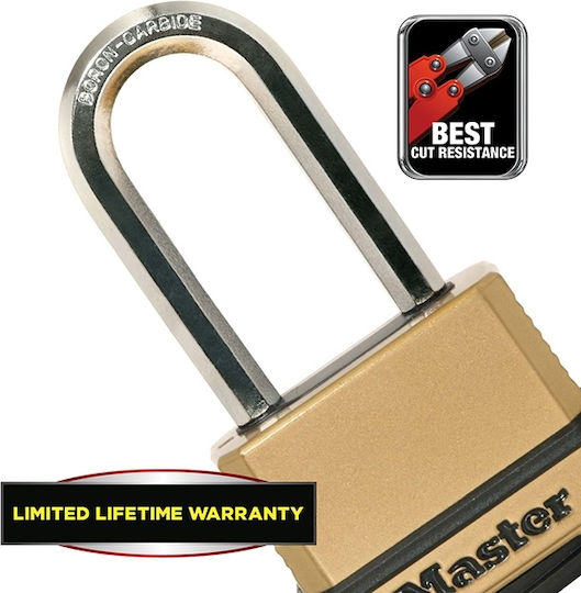Master Lock Bronz Lăcăt Potcoavă Combinație 1buc