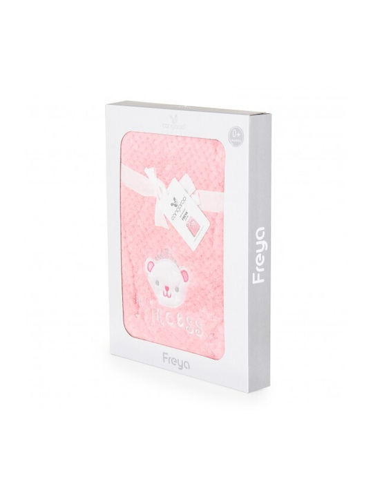 Cangaroo Blanket Nursery Swaddling Blankets Freya Fleece Pink 80x110cm
