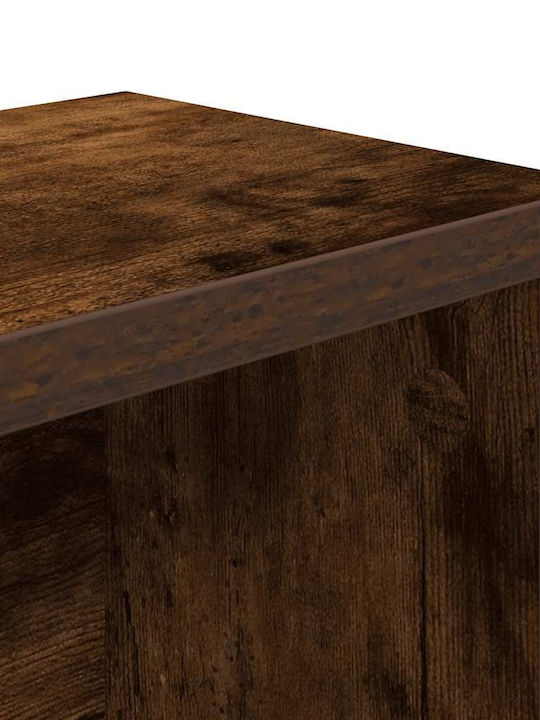 vidaXL Wooden Tabletop Base 60x15x16cm 2 Pieces Brown