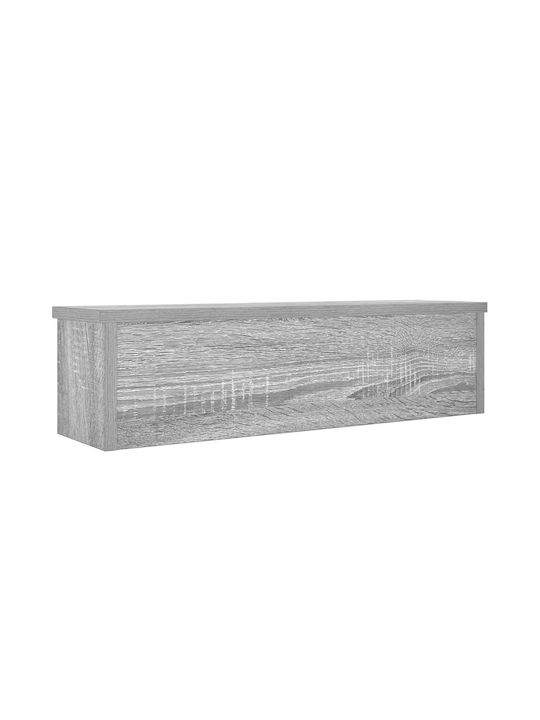 Vidaxl Сглобяема Кухненска Етажерка Сива Сонома 60x15x16 см Сива