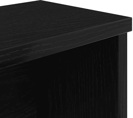Vidaxl Сгъваема Кухненска Поставка Черна 60x15x16 см Черна