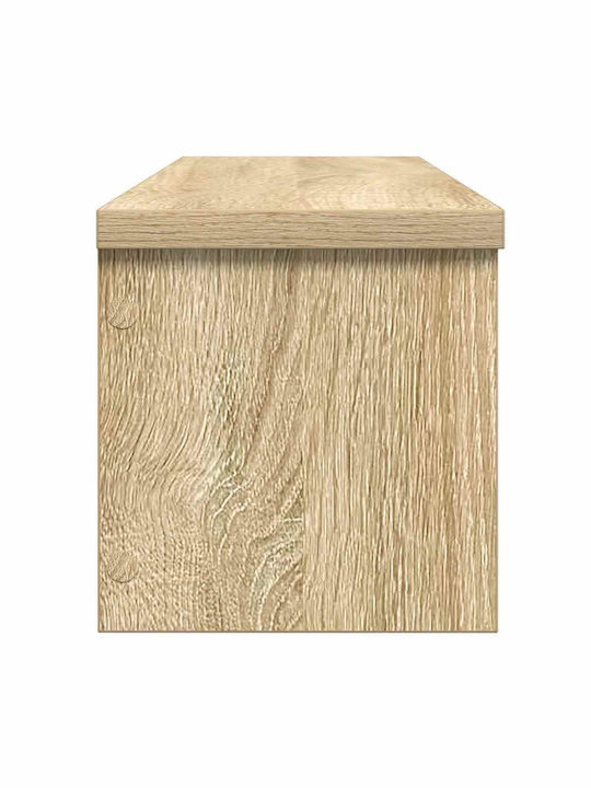 Vidaxl Stackable Kitchen Shelf Sonoma Oak 50x15x16 cm Brown