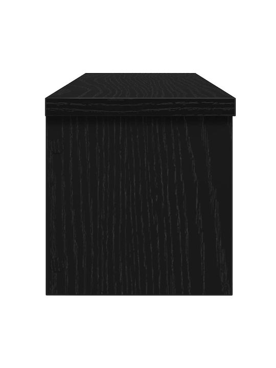 Vidaxl Stackable Kitchen Rack Black 60x15x16 cm Black