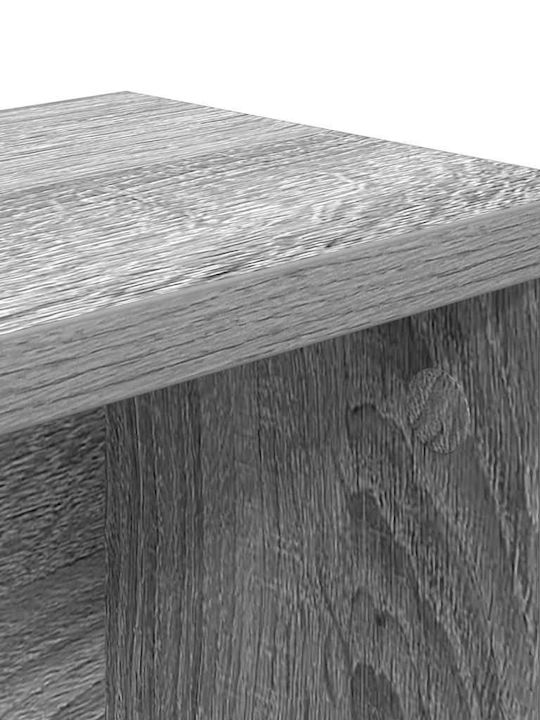 Vidaxl Küchenregale Stapelbar 2 Stück Grau Sonoma 60x15x16 cm Grau