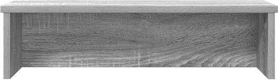 Vidaxl Кухненски рафтове, подреждащи се, 2 броя, сиви Sonoma 60x15x16 см, сиви