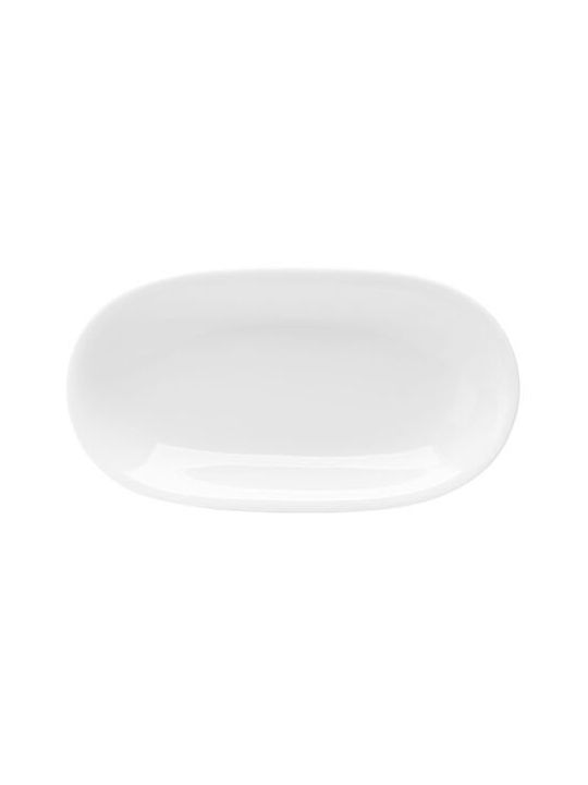 Emfasi Boss Coupe Platinum Silver Porcelain Dinnerware Set 40pcs