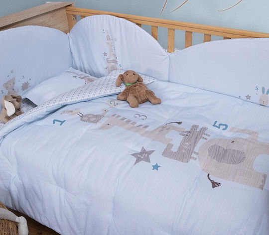 Nef-Nef Homeware Duvet Crib Cotton Multicolour Favorite Toys 110x140cm