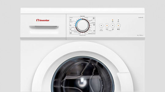 Inventor Πλυντήριο Ρούχων 6kg με Τεχνολογία Ατμού 1000 Στροφών Πρόγραμμα Eco GL0610D