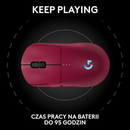 Logitech G Pro 2 Lightspeed Wireless RGB Gaming Mouse 44000 DPI Magenta
