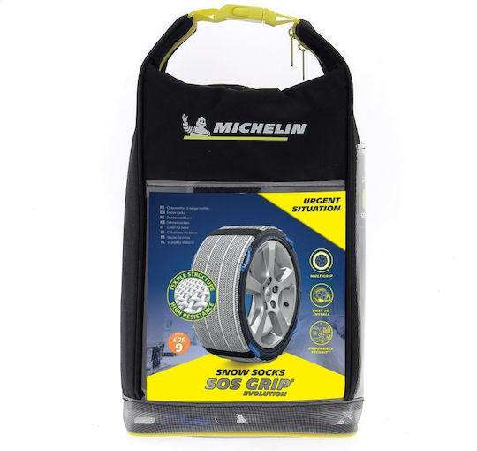 Michelin No9 Sos Grip Evolution Schneesocken PKW 2Stück