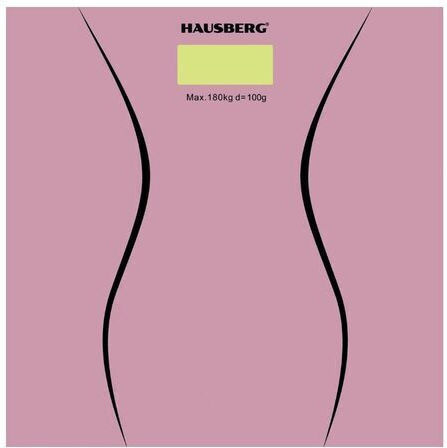 Hausberg Ψηφιακή Ζυγαριά Κουζίνας έως 2kg Ροζ