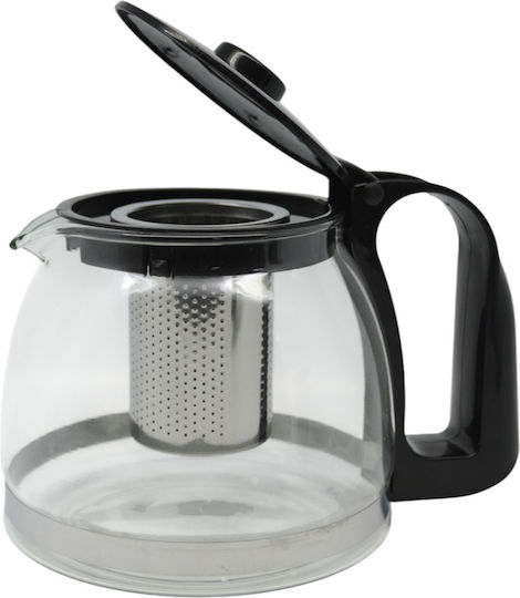Ankor Τσαγιέρα με Φίλτρο Γυάλινη 1250ml