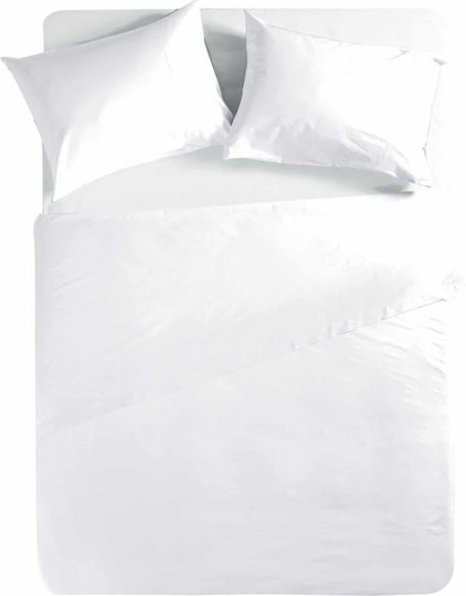 Nef-Nef Homeware Basic Μονό 170x270εκ. 200 White Nef-Nef Homeware Basic Μονό 170x270εκ. 200 White