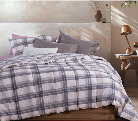 Nef-Nef Homeware Sheet Sets Single 160x260cm. Charlie Gray 3pcs