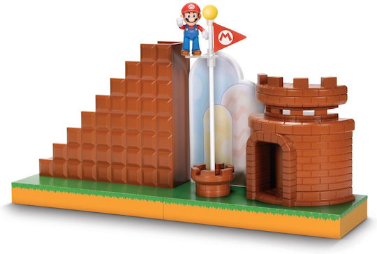 Jakks Pacific World of Nintendo Super Mario - Mini Figure Playset End Level 424354
