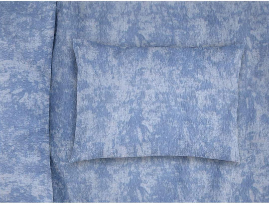 Dimcol Set Übergröße 4Stück 240x270cm Shadow 14 Sky Blue