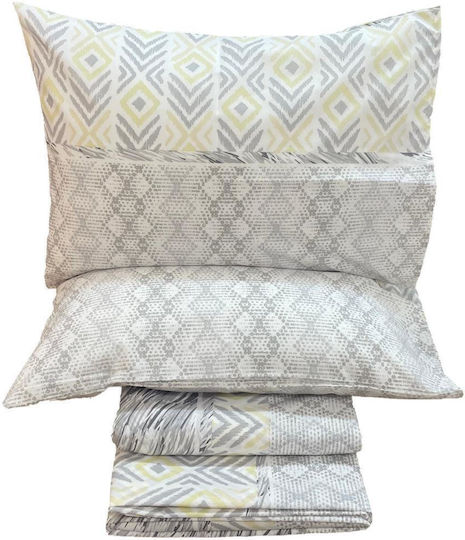 Linea Home Set Dublu 4buc 200x240cm Serge Multicolor