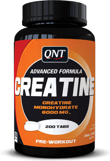 QNT Creatine Monohydrate 3000mg 200 ταμπλέτες