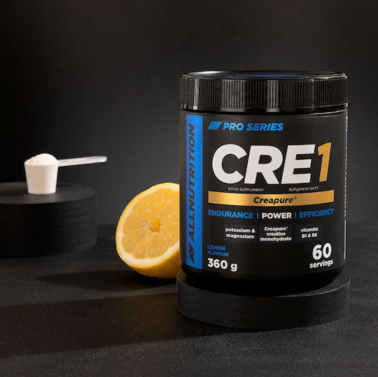 Cre1 Creapure Μικρονισμένη Μονοϋδρική Κρεατίνη Λεμόνι 360gr