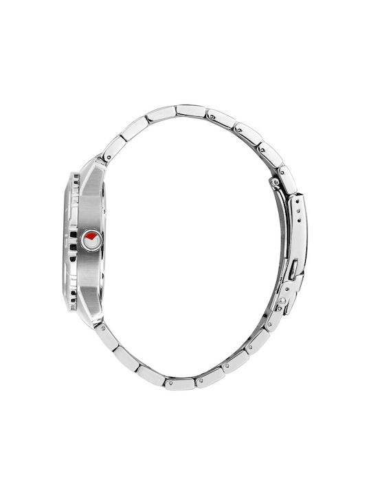 Sector Watch Battery with Silver Metal Bracelet