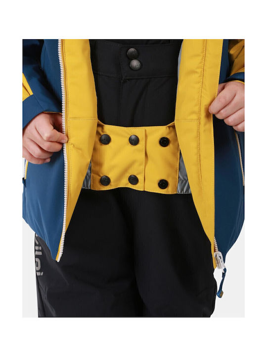 Waterproof Kids' Casual Jacket Windproof with Hood Gold