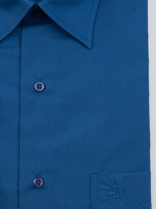 Langärmlig Hemd Royal Blue