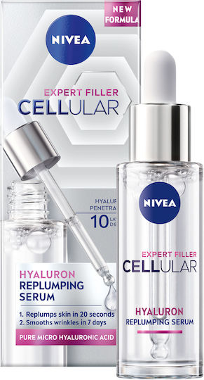 Nivea Expert Filler Cellular Hyaluron Moisturizing & Anti-aging Serum Face with Hyaluronic Acid 30ml