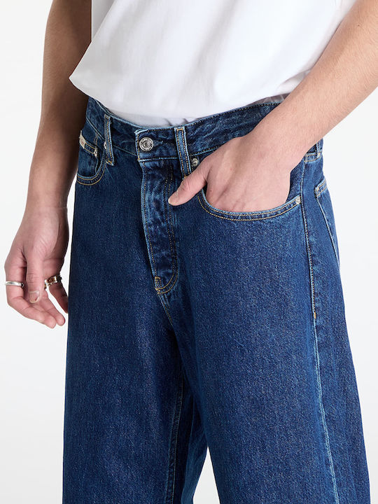 90's Ανδρικό Παντελόνι Τζιν με Loose Εφαρμογή Denim