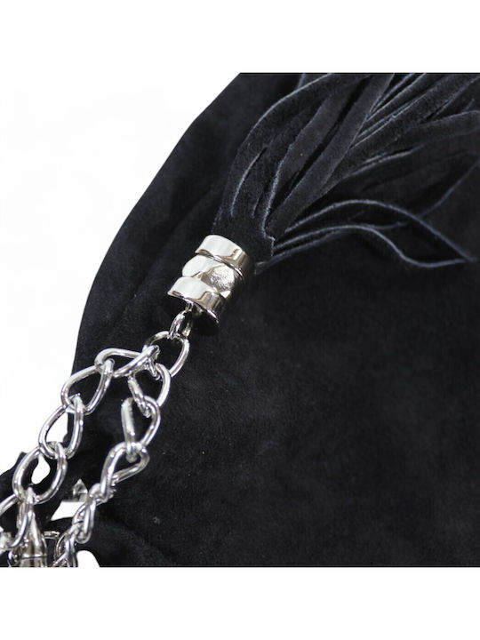 Leather Women's Bag Shoulder Black