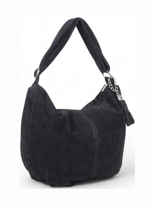 Leather Women's Bag Shoulder Black