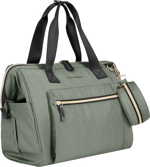 Kikka Boo Shoulder/Hand Diaper Bag Mama Green 27x27x27cm.