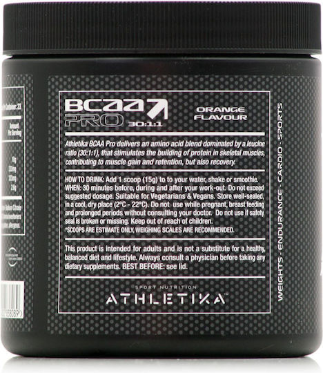 Athletika Sport Nutrition BCAAs 350gr 300ml Orange