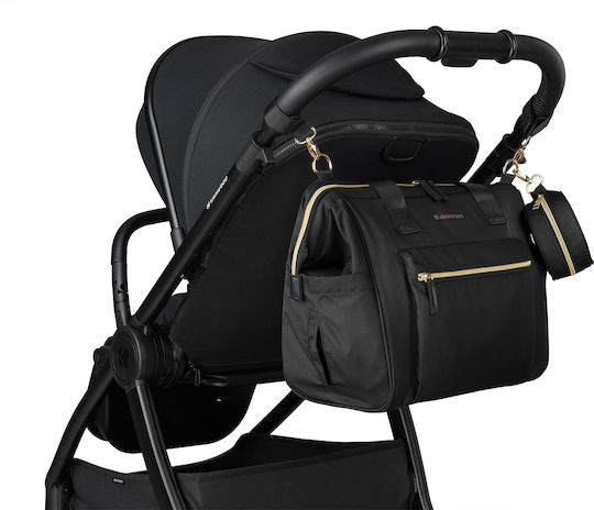Kikka Boo Shoulder/Hand Diaper Bag Maxi Black 40x27x22cm.