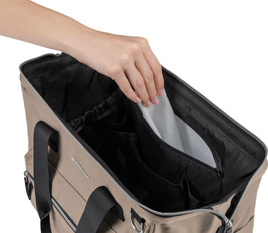 Kikka Boo Shoulder/Hand Diaper Bag Maxi Beige 40x27x22cm.
