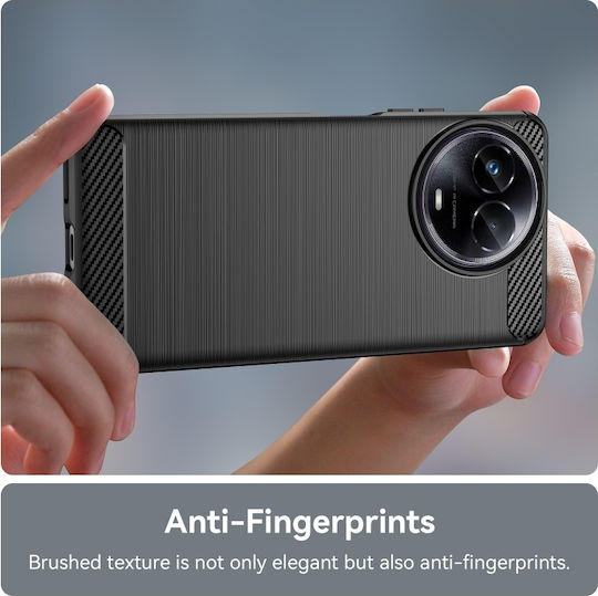 Back Cover Σιλικόνης Μαύρο (Realme C67)