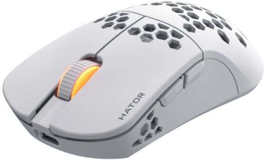 HATOR Stellar Pro Drahtlos RGB Gaming Gaming Maus 26000 DPI Weiß