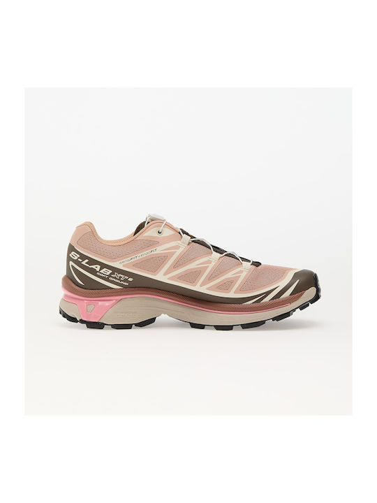 Xt-6 Sport Shoes Trail Running Mahogany Rose / Earthb / Flamin