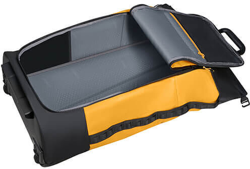 Samsonite Ecodiver Σακ Βουαγιάζ Κίτρινο με Ρόδες Υφασμάτινο Π25εκ.