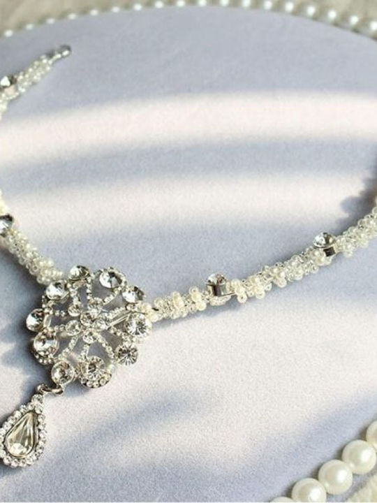 Bridal Decoration Headband Hair Crystals Pearls Kassandra